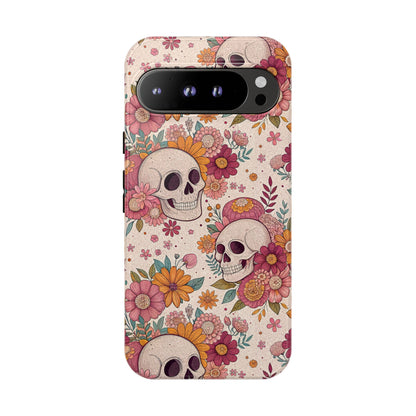 Floral Skull Google Pixel Case