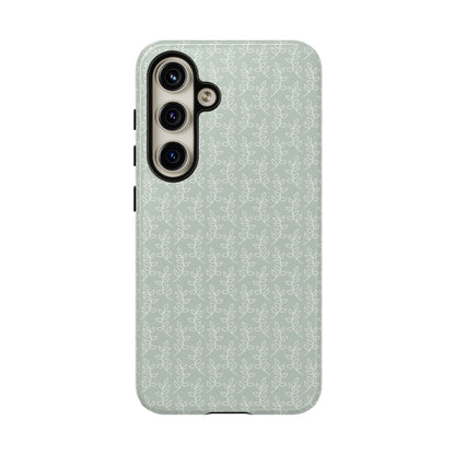 Minimal Leaf Print Samsung Case