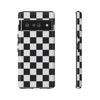 Black & White Checkerboard Google Pixel Case