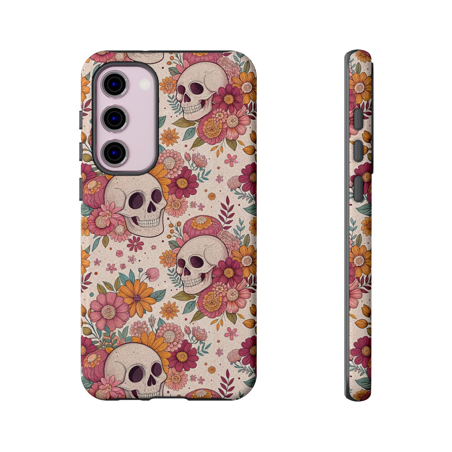 Floral Skull Samsung Case