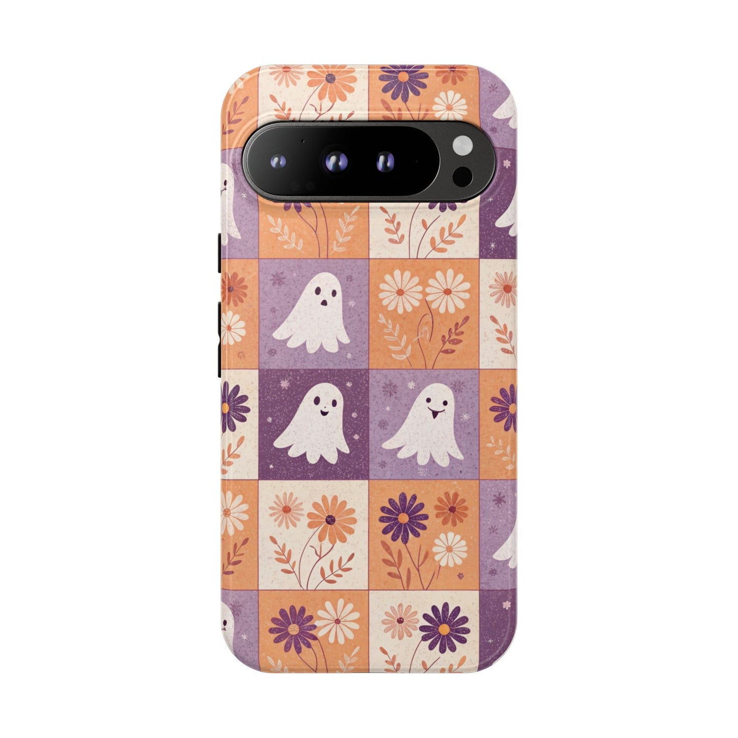 Ghost Floral Checkerboard Google Pixel Case