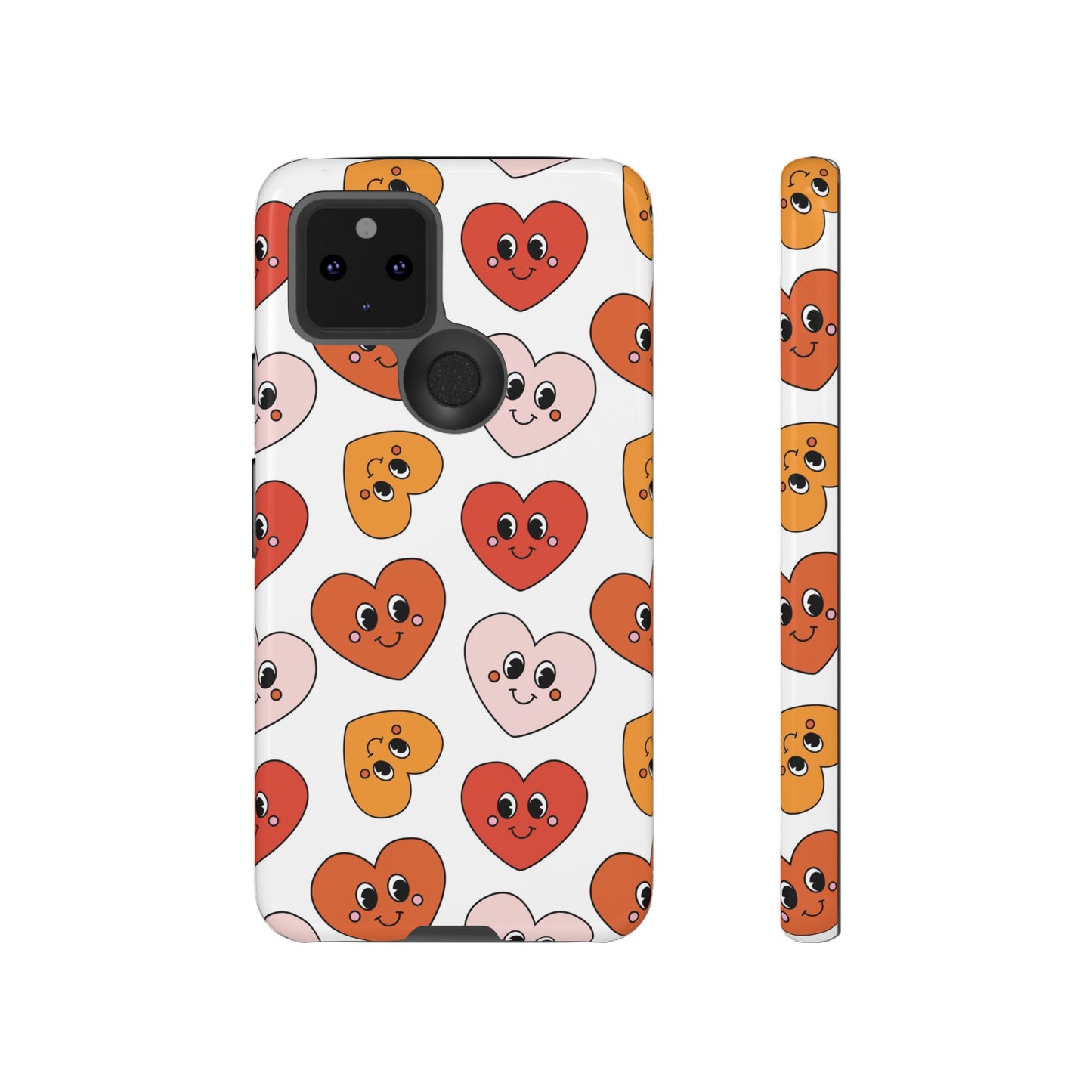 Smiley Heart Faces Google Pixel Case