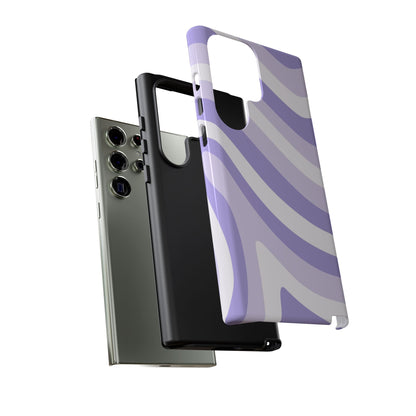 Lavender Wave Abstract Samsung Case