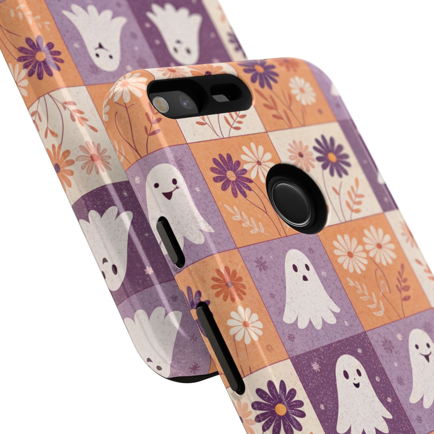 Ghost Floral Checkerboard Google Pixel Case