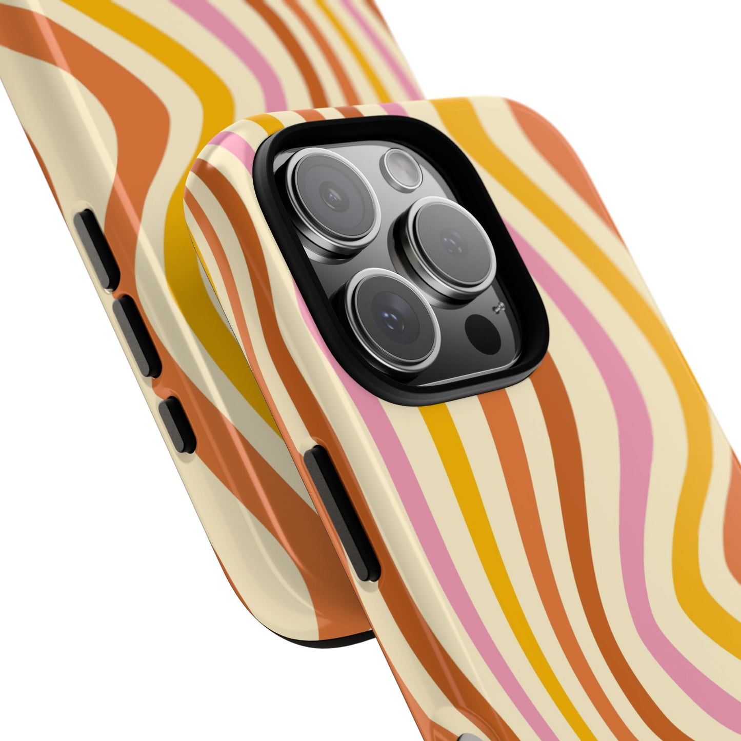 Retro Sunset Wave iPhone Case