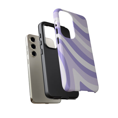 Lavender Wave Abstract Samsung Case