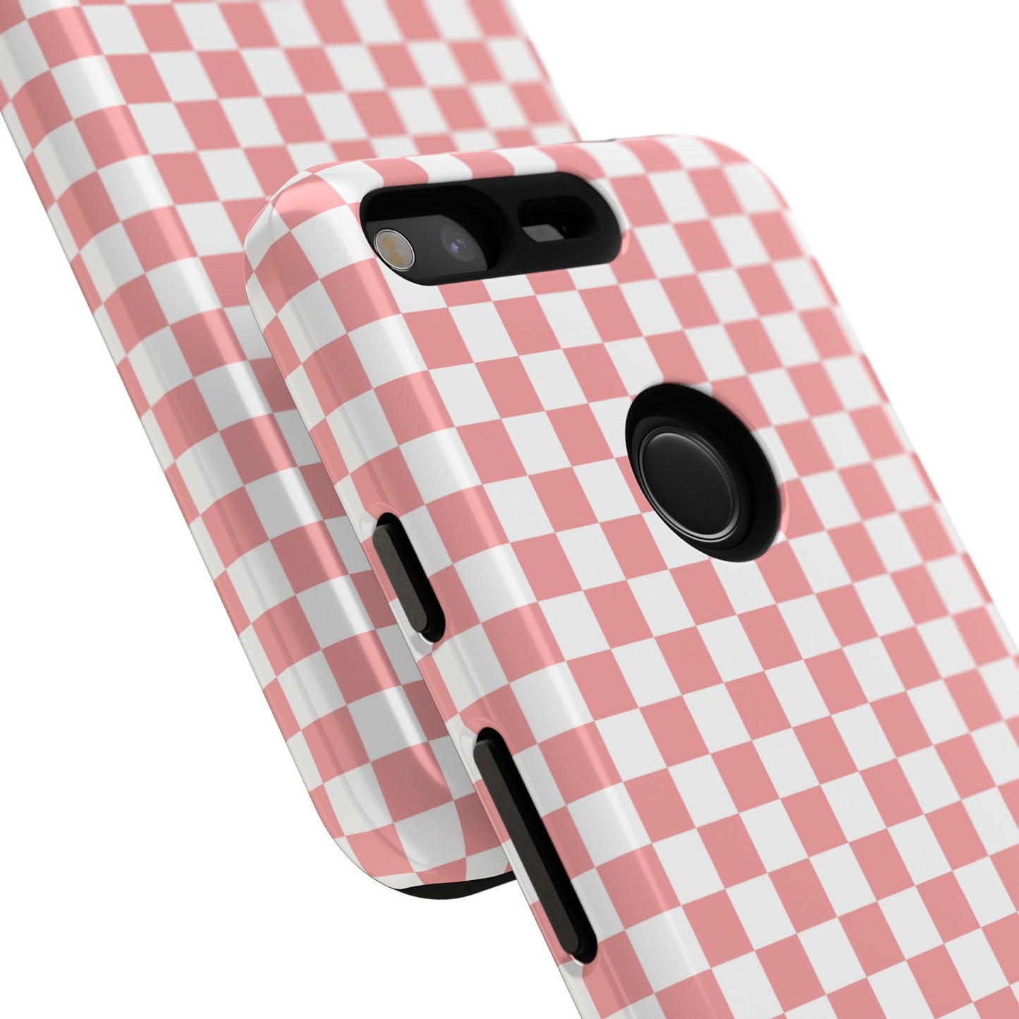 Pink Checkerboard Google Pixel Case