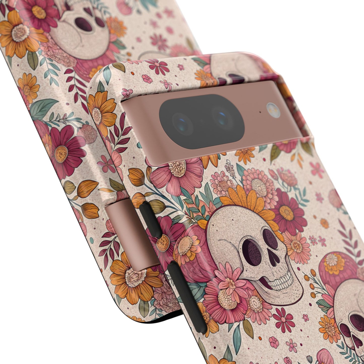 Floral Skull Google Pixel Case