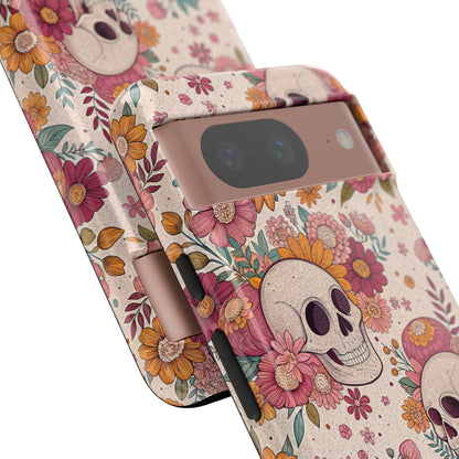 Floral Skull Google Pixel Case