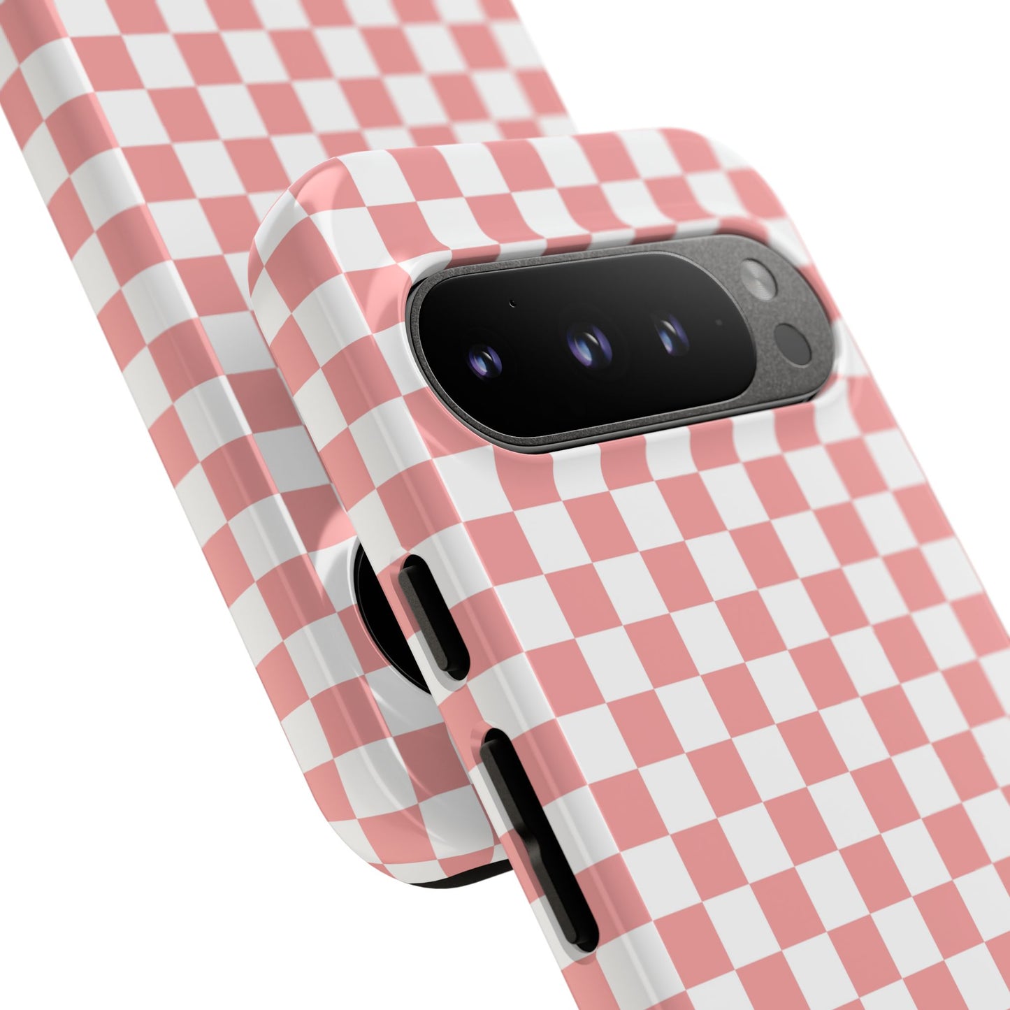 Pink Checkerboard Google Pixel Case