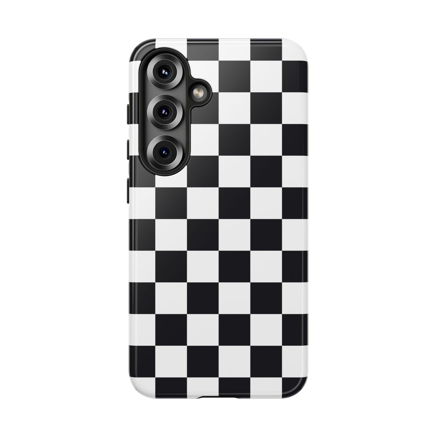 Black & White Checkerboard Samsung Case