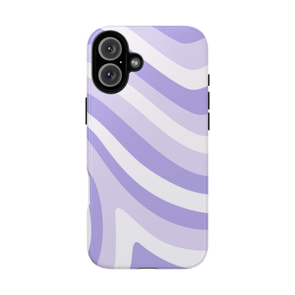 Lavender Wave Abstract iPhone Case