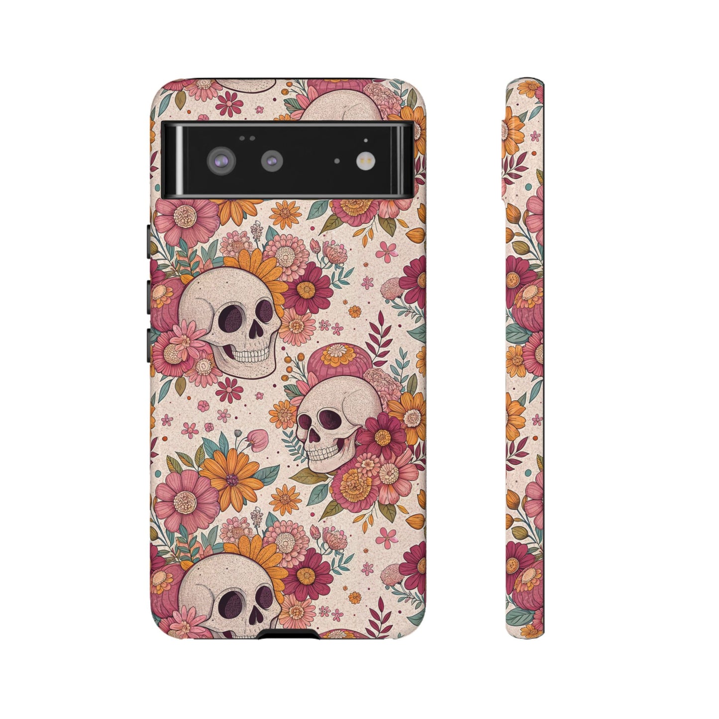 Floral Skull Google Pixel Case