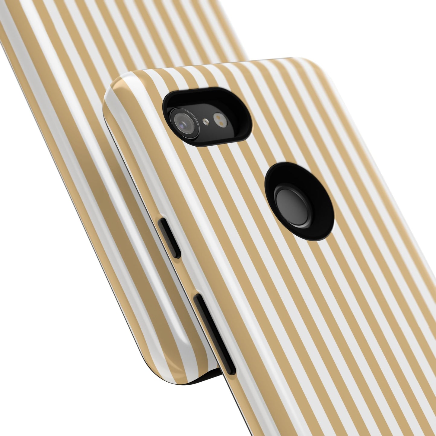 Yellow & White Stripe Google Pixel Case