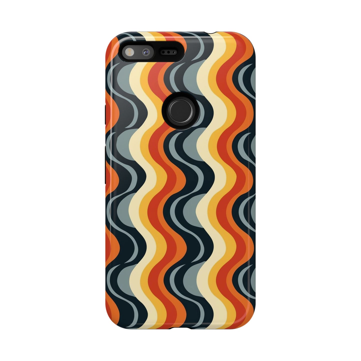 Retro Wavy Stripe Google Pixel Case