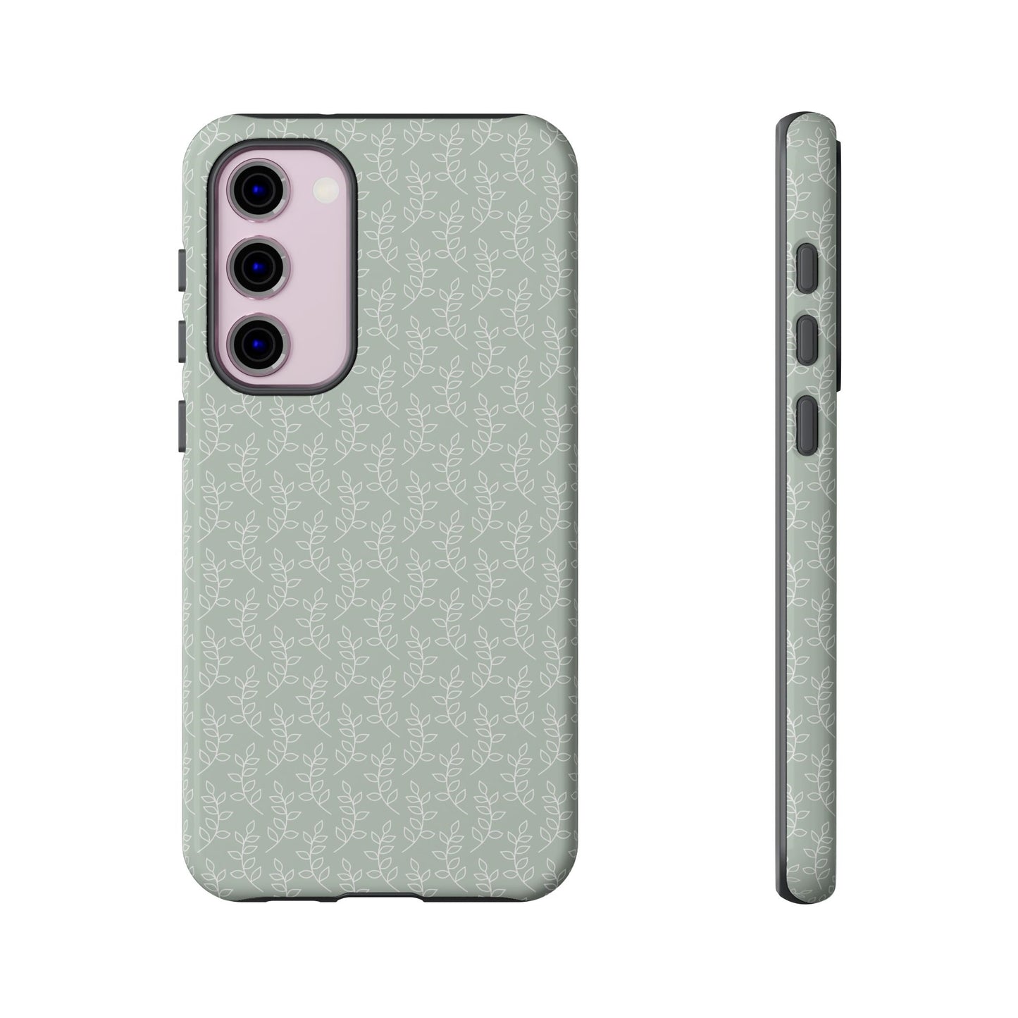 Minimal Leaf Print Samsung Case