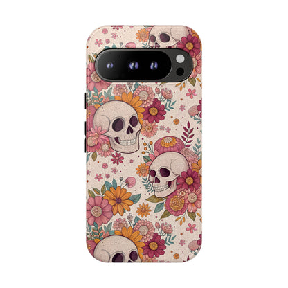 Floral Skull Google Pixel Case