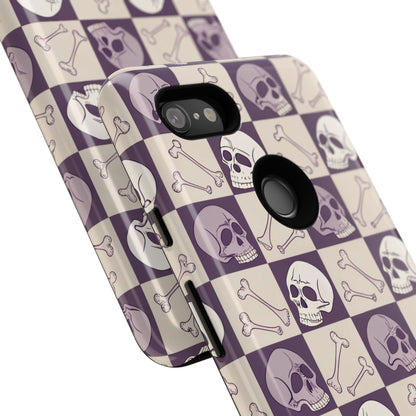Skull & Bones Checkered Google Pixel Case
