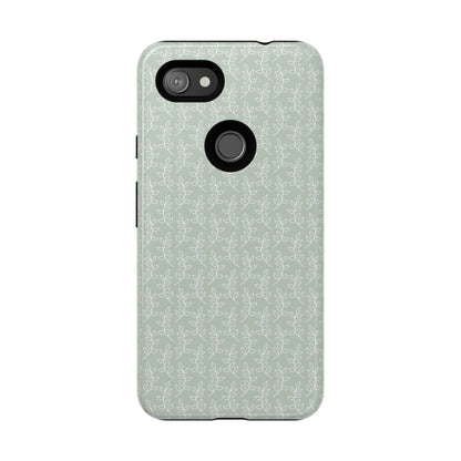 Minimal Leaf Print Google Pixel Case