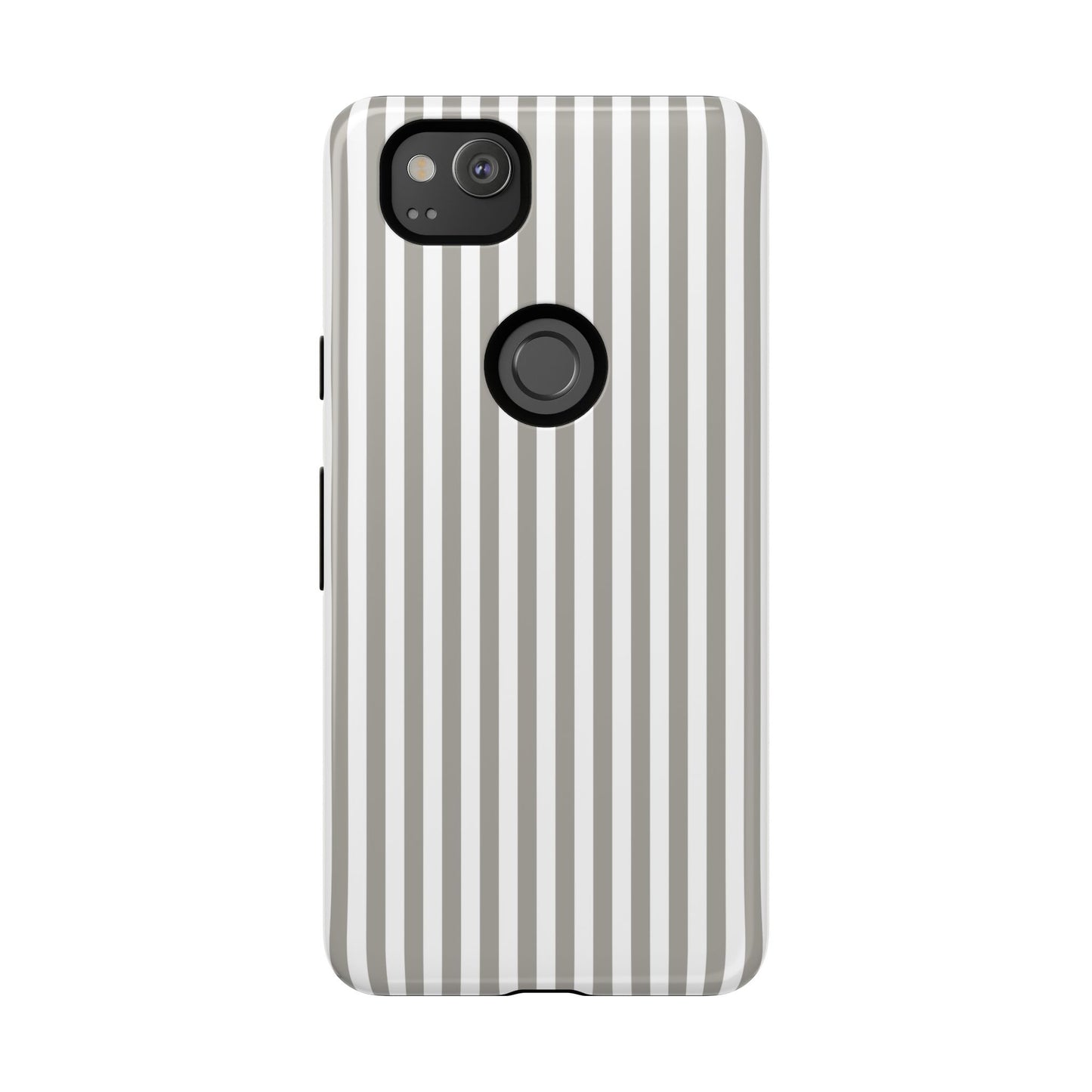 Gray & White Stripe Google Pixel Case