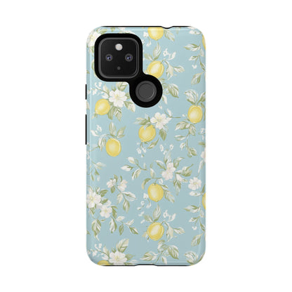Lemon Blossom Blue Google Pixel Case