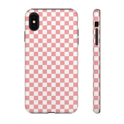Pink Checkerboard iPhone Case