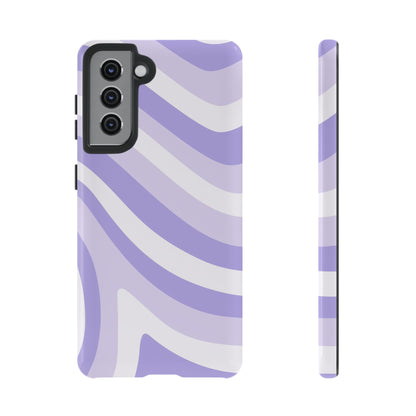 Lavender Wave Abstract Samsung Case