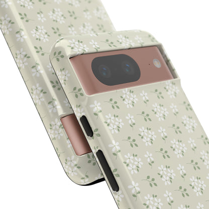 Beige Daisy Bloom Google Pixel Case