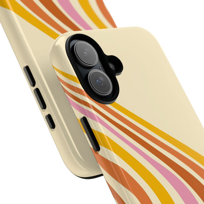 Retro Wave Swirl iPhone Case