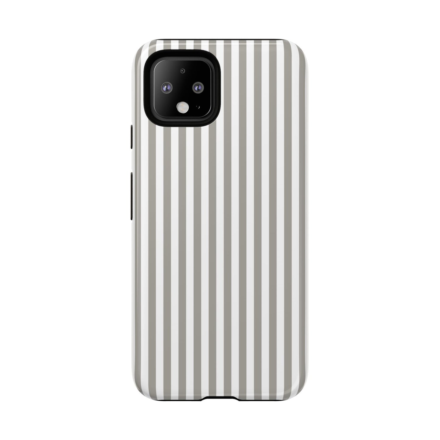 Gray & White Stripe Google Pixel Case