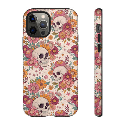 Floral Skull iPhone Case