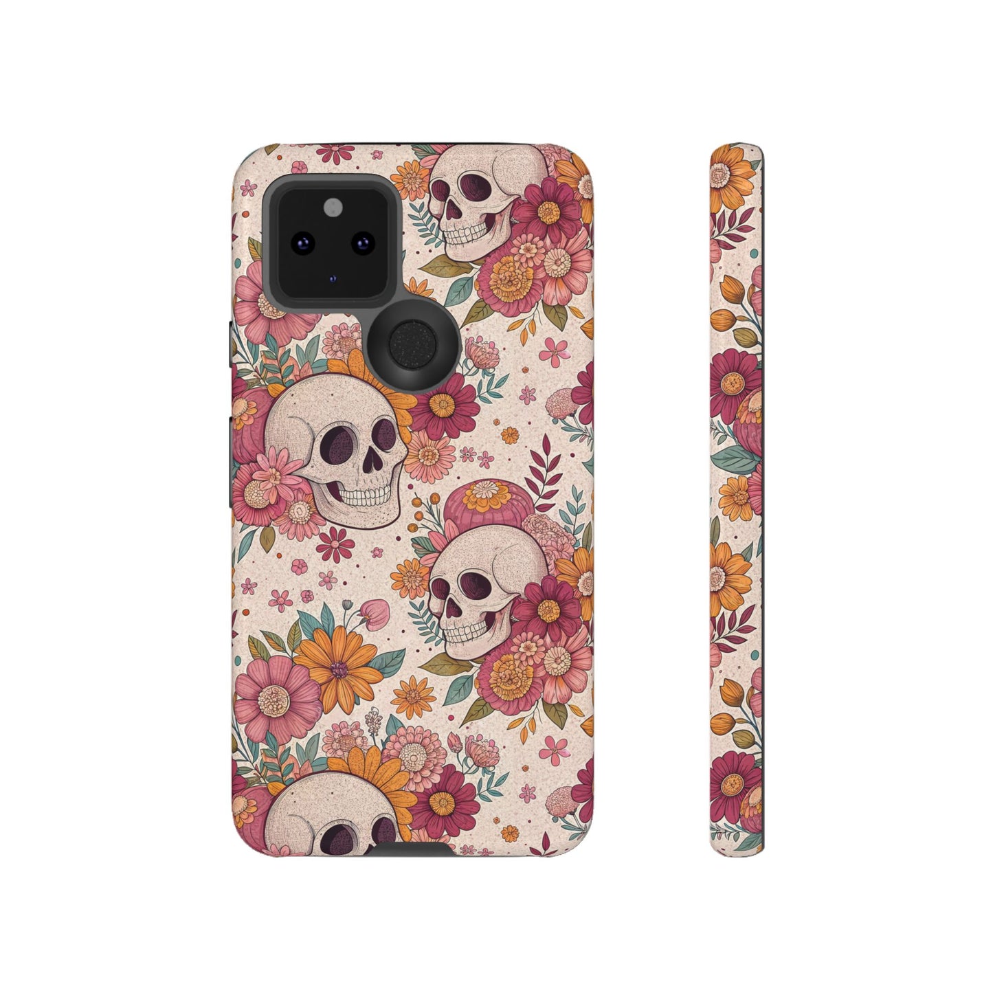 Floral Skull Google Pixel Case