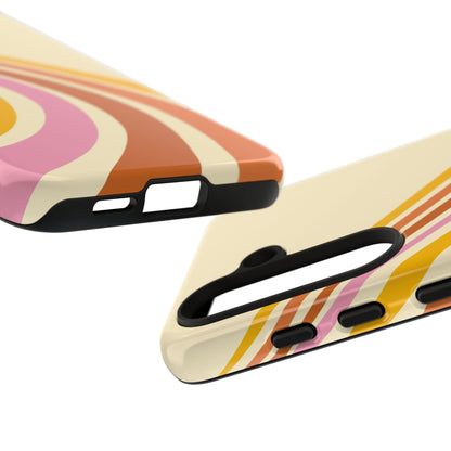 Retro Wave Swirl Samsung Case