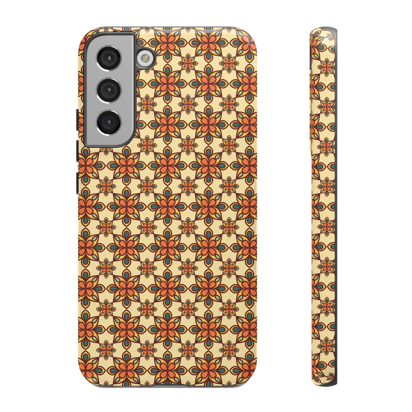 Retro Mandala Floral Samsung Galaxy Case