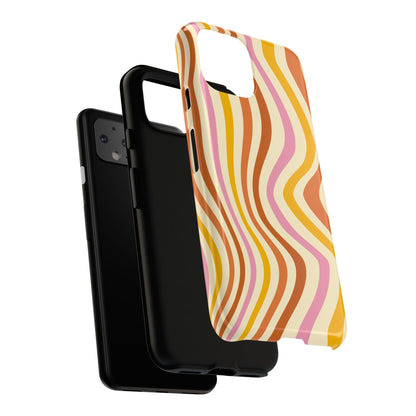 Retro Sunset Wave Google Pixel Case