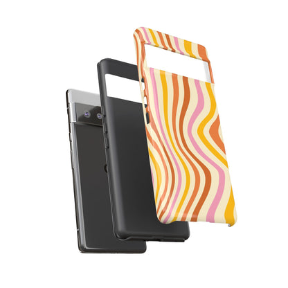 Retro Sunset Wave Google Pixel Case