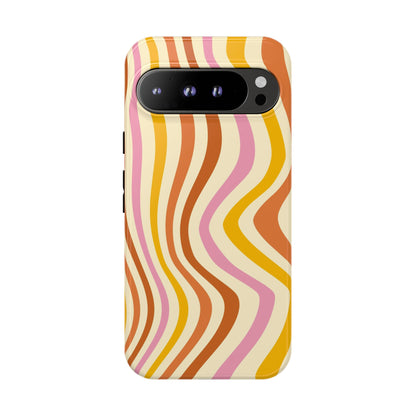 Retro Sunset Wave Google Pixel Case