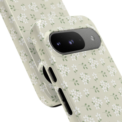 Beige Daisy Bloom Google Pixel Case