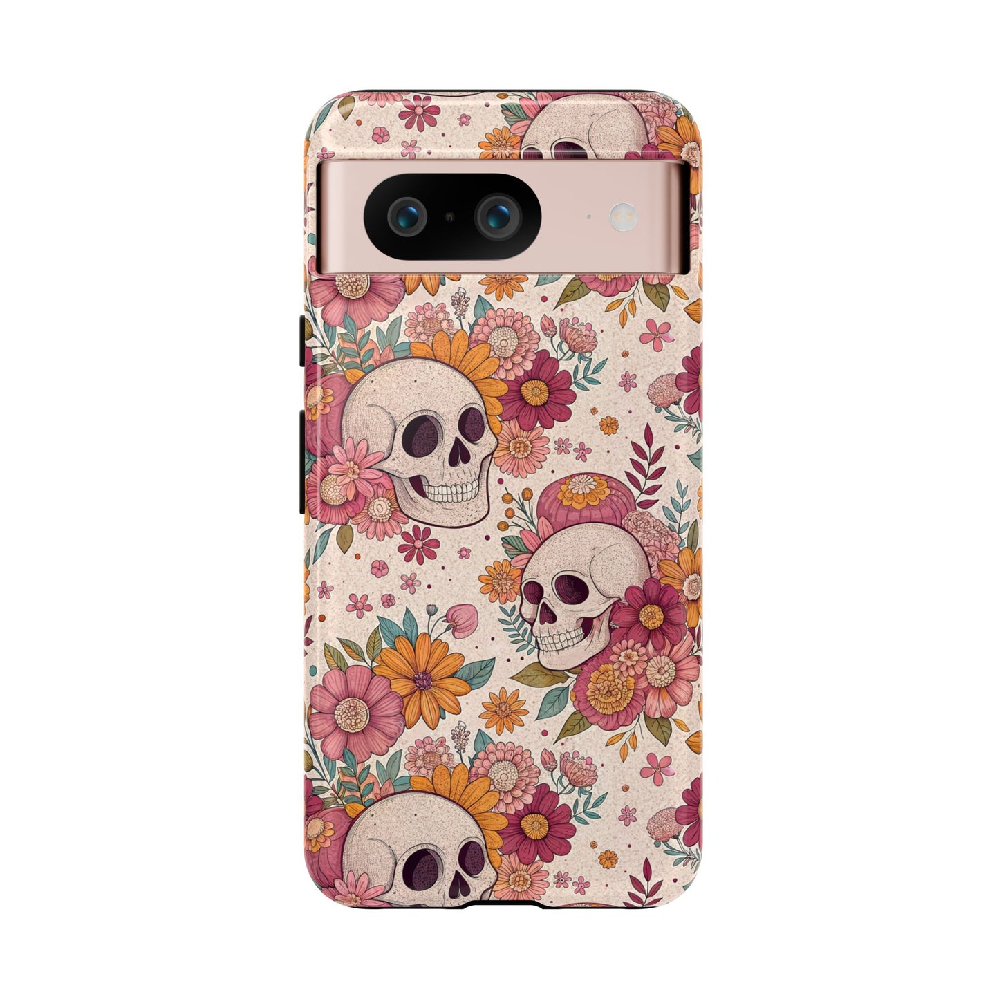 Floral Skull Google Pixel Case