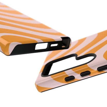 Retro Wavy Stripe Samsung Case