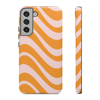 Retro Wavy Stripe Samsung Case