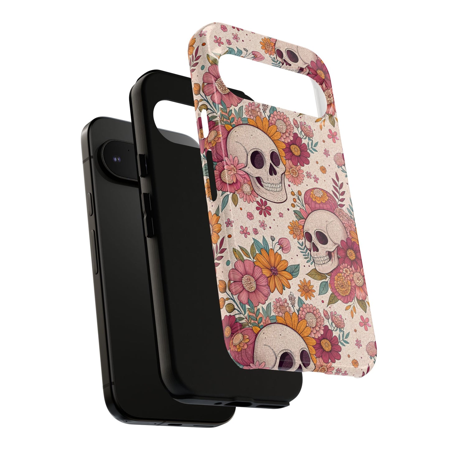 Floral Skull Google Pixel Case