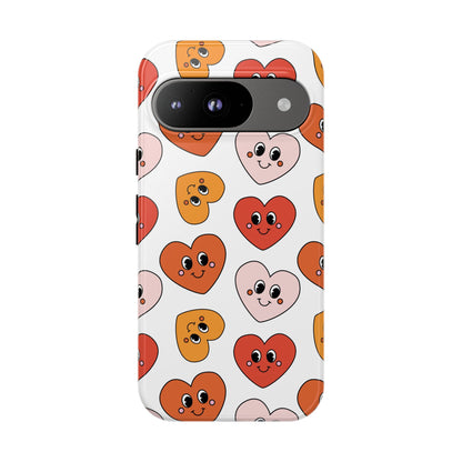 Smiley Heart Faces Google Pixel Case