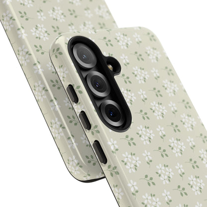 Beige Daisy Bloom Samsung Case