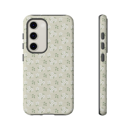 Beige Daisy Bloom Samsung Case