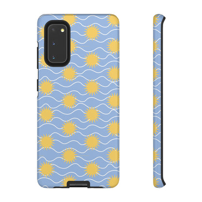 Sunny Waves Blue Samsung Case
