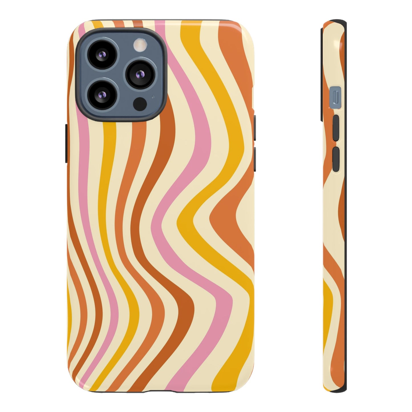 Retro Sunset Wave iPhone Case