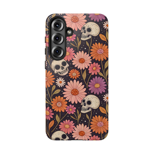 Skulls & Fall Florals Samsung Case