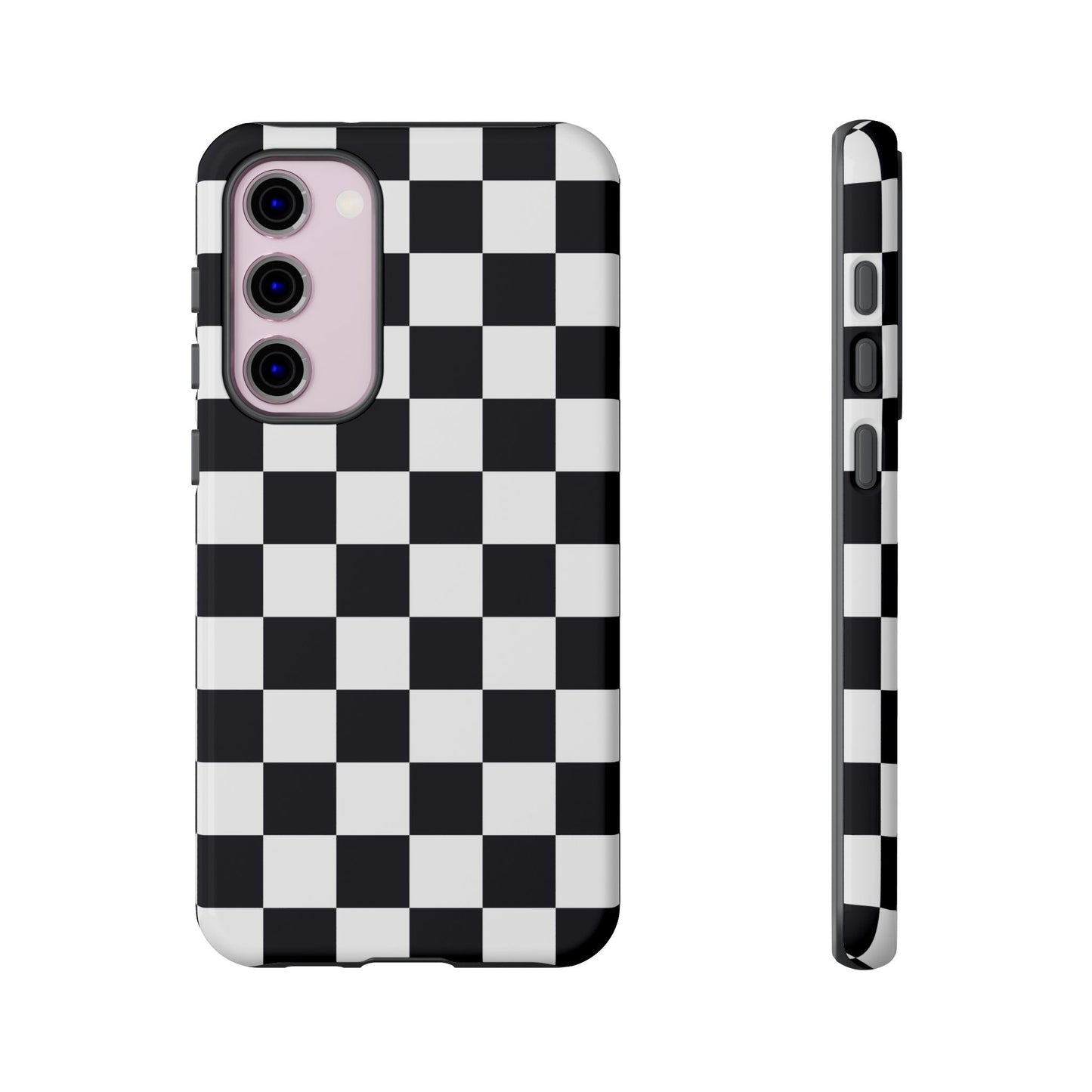 Black & White Checkerboard Samsung Case