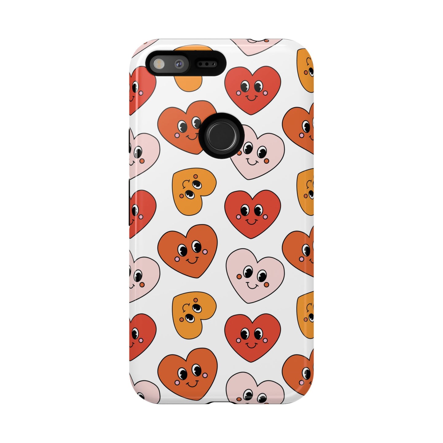 Smiley Heart Faces Google Pixel Case
